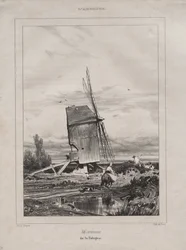 Moulin en Sologne, France, 1835