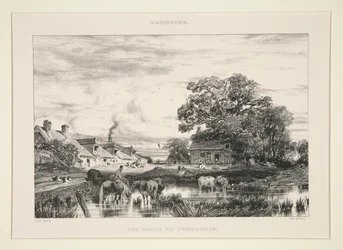 Vue prise en Normandie; de L