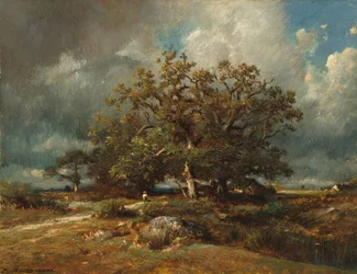 Le vieux chêne, vers 1870 (huile sur toile)