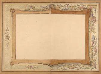 Conception pour un plafond, seconde moitié du 19e siècle. Créateurs : Jules-Edmond-Charles Lachaise, Eugène-Pierre Gourdet