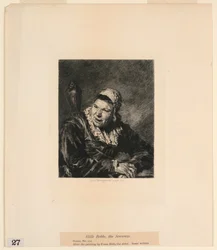 Hille Bobbe, la sorcière, de "Gravures de tableaux au Metropolitan Museum, New York"