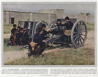 Un 75 et son caisson