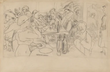 Scène de café