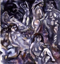 Huit femmes nues