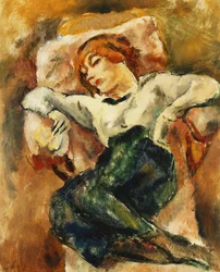 Hermine reposant, 1916