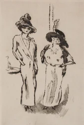 Deux femmes au bal, c.1910