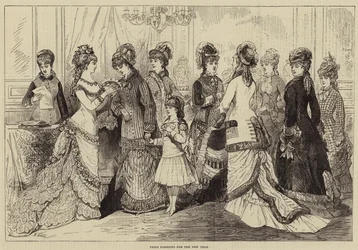 Modes parisiennes pour le Nouvel An