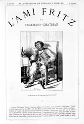 Fritz fumant la pipe - Frontispice de « L