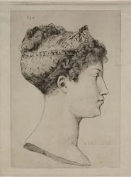 Marie Louise de profil