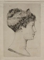 Marie Louise de profil