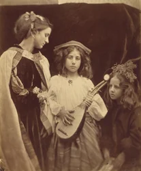 Groupe de ménestrels, 1867 (photo)
