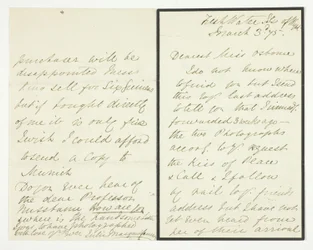 Lettre autographe