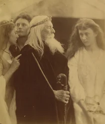 Le roi Lear attribuant son royaume à ses trois filles, 1872
