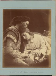 Les adieux de Sir Lancelot et de la reine Guenièvre