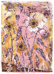 son sine sole iris, 2016 (sérigraphie)