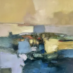 Paysage abstrait serein