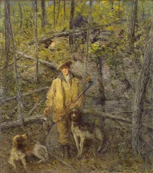 Chasseur et chiens, 1912