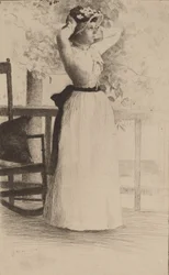 Portrait de Mlle Hoe, 1889
