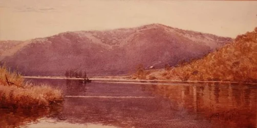 Vue sur la rivière Hawkesbury, Nouvelle-Galles du Sud