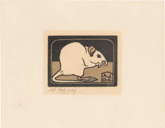 Souris assise