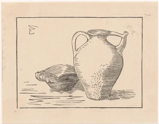 Nature morte avec cruche et cendrier