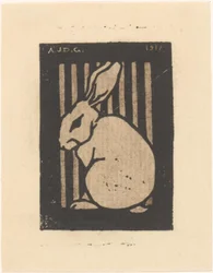 Lapin assis