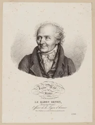 Institut Royal de France / Académie des beaux-arts (Peinture) / Le Baron Denon / (Dominique Vivant) / Officier de la Légion d