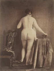 Nu féminin debout, vers 1853