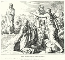 Jean-Baptiste témoigne du Christ