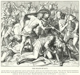 La mort de Saül (gravure)
