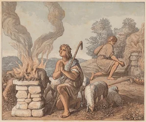 Les Offrandes de Caïn et Abel, Genèse, IV, 3, 4