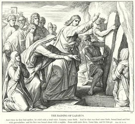 La résurrection de Lazare (gravure)