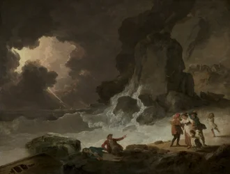 Tempête derrière l