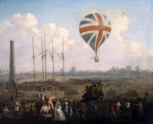 Le nouveau ballon de M. Lunardi, 29 juin 1785