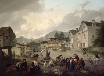 La place du marché à Ambleside