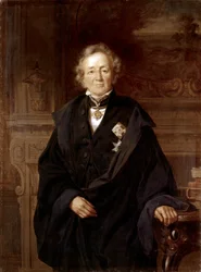 Leopold von Ranke : Portrait 1868 (peinture à l