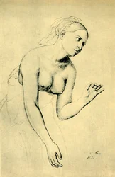 Femme semi-nue, 1821, 1943