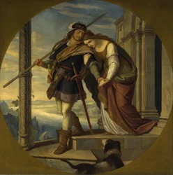 Les adieux de Siegfried à Kriemhild