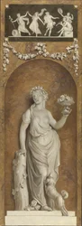 Papier peint avec Bacchante