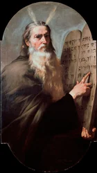 Moïse tenant les Tables de la Loi