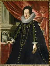 Anna de Médicis, fille du grand-duc Cosimo II de Toscane (peinture sur toile)