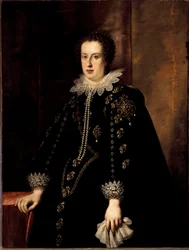 Portrait de Claude de Médicis (Claudia de Medici) (1604-1648) épouse du duc d