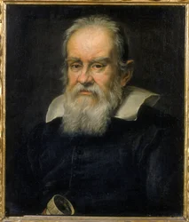 Portrait de Galileo Galilei dit Galilée, astronome italien