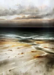 Peintures sur le thème du bord de mer (36)