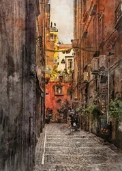 Une ruelle pleine de charme dans la vieille ville