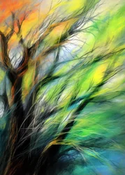 Arbre des saisons colorées
