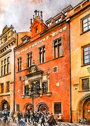 Façade historique de Prague