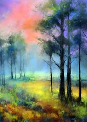 Sentier de la forêt brumeuse