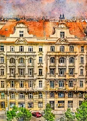 Paysage urbain européen somptueux