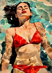 Bikini rouge « Serenity »